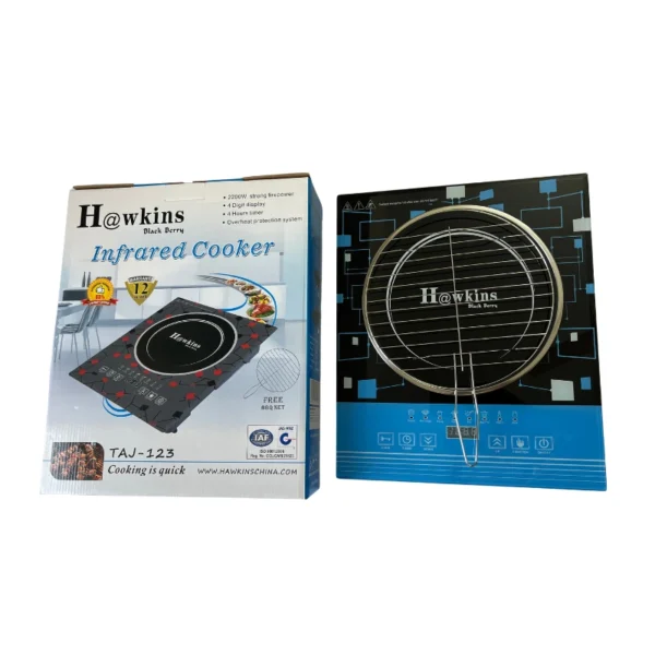 Hawkins Black Berry Infrared Electric Cooker – 2200watt - Image 3